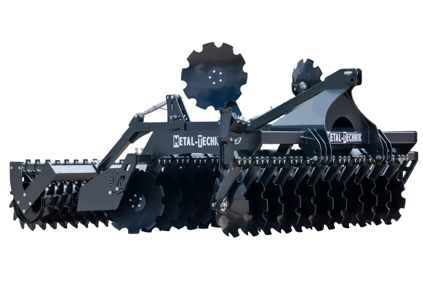 Lautasmuokkain Metal-Technik BT putkivalssilla 2,5 m